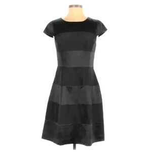 The Limited Size 6 black A line Cap sleeve dress